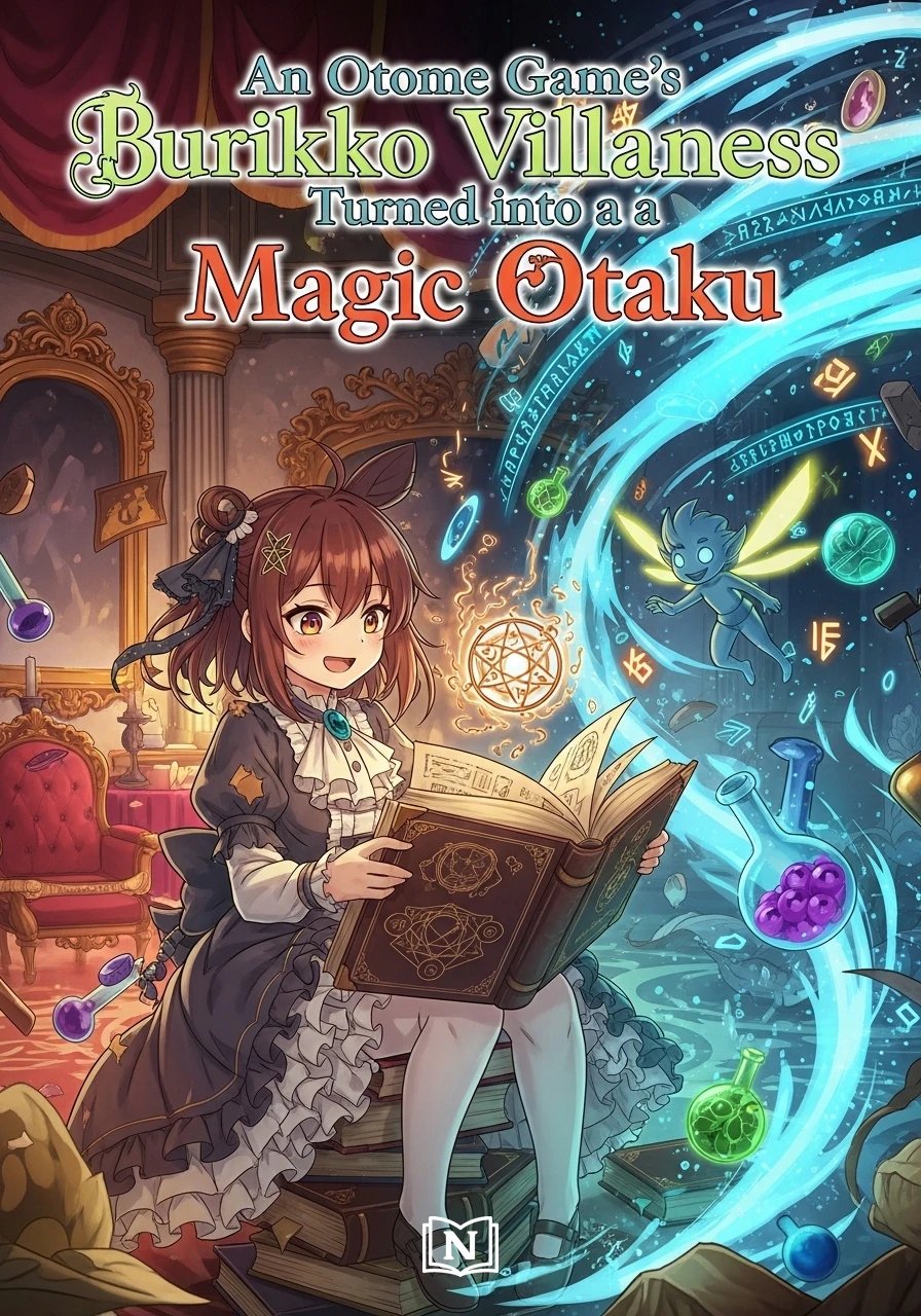 An Otome Game’s Burikko Villainess Turned into a Magic Otaku Novel